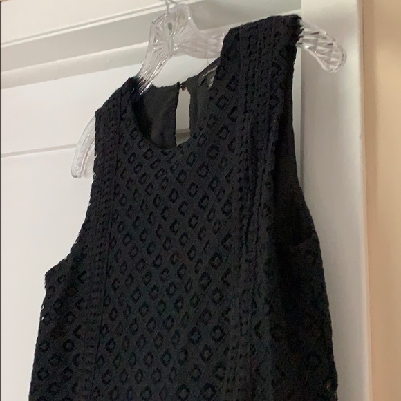 A line Black lace blouse - Picture 4 of 4